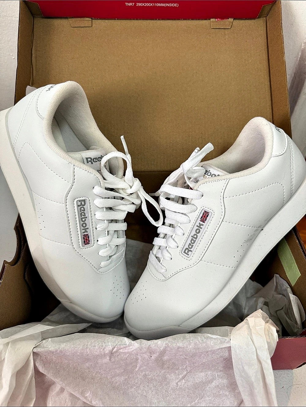 Reebok Princess Women's Training Shoes Women's White Sneakers US 7.5